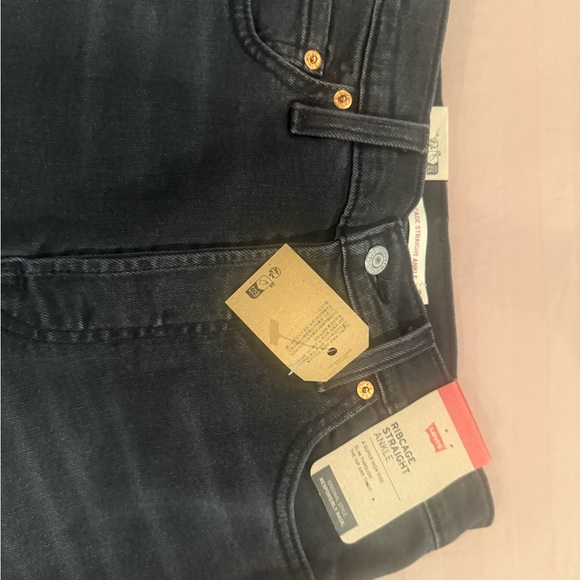 Levi's Women's Straight Leg Jeans in Charcoal - Picture 4 of 12